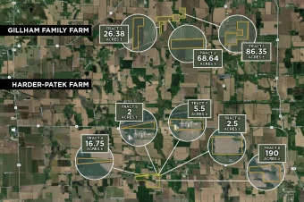 La Porte Co IN 400.61± Acres In 8 Tracts