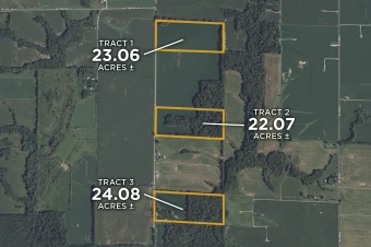 Clay Co IL 69.21± Acres In 3 Tracts