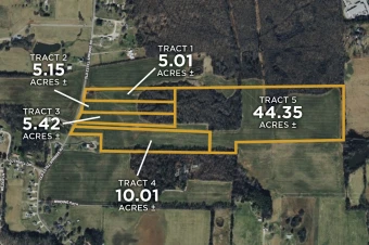 Franklin Co TN 70.95± Acres In 5 Tracts