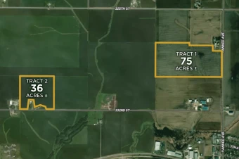 Cedar Co IA 111± Acres In 2 Tracts