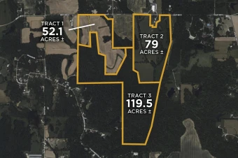 Daviess Co IN 250.60± Acres In 3 Tracts