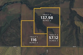 Pottawattamie Co IA 311.10± Acres In 3 Tracts
